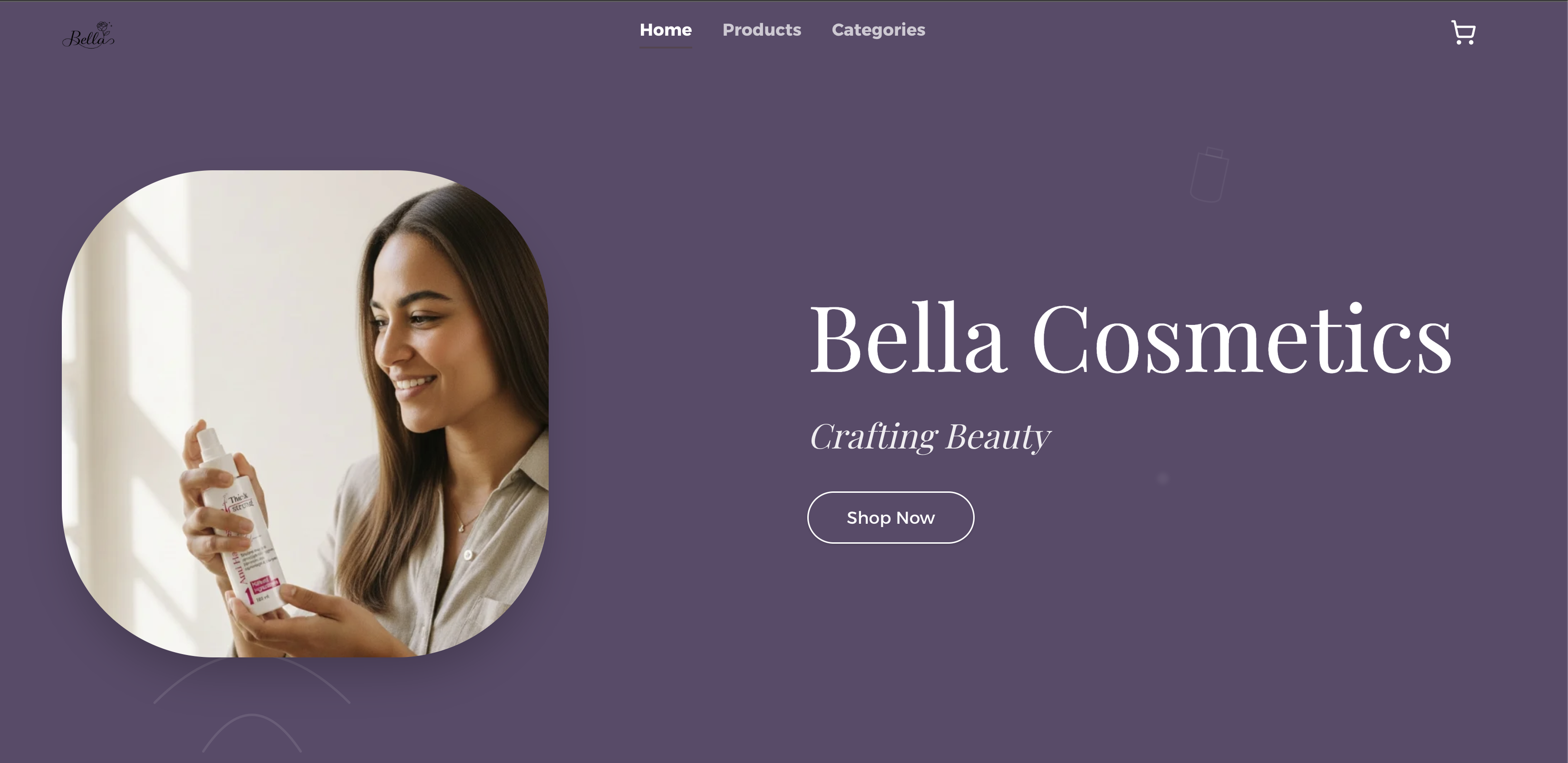 Bella Cosmetics Shop - Ecommerce platform